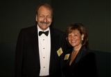 UCSC Chancellor George Blumenthal and event co-emcee, Sandi Eason.