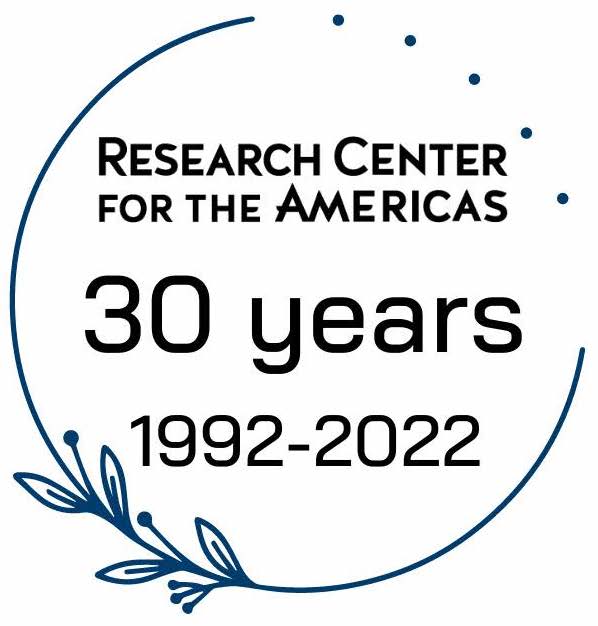 Research Center for the Americas: 30th years logo