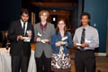 Students Furhan Ahmad, Cody Childers, Hannah Auger and Chris Burris
